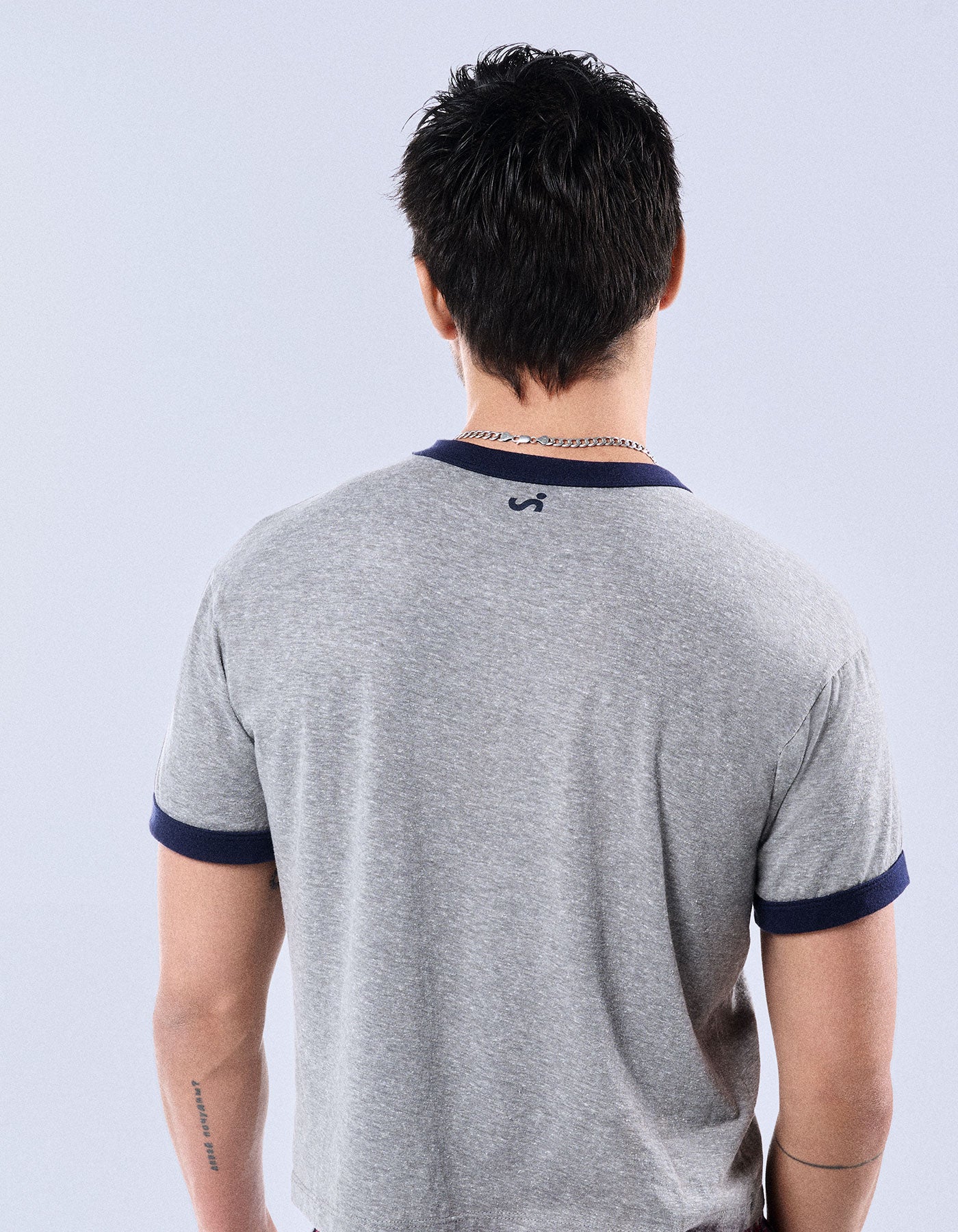 Varsity Cropped Ringer Tee