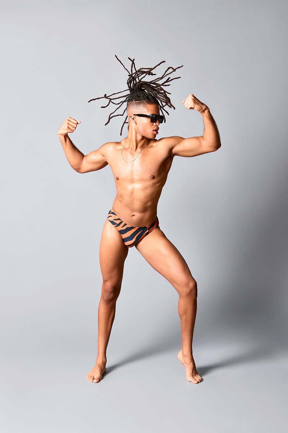 Sniffies Tiger Stripe Speedo