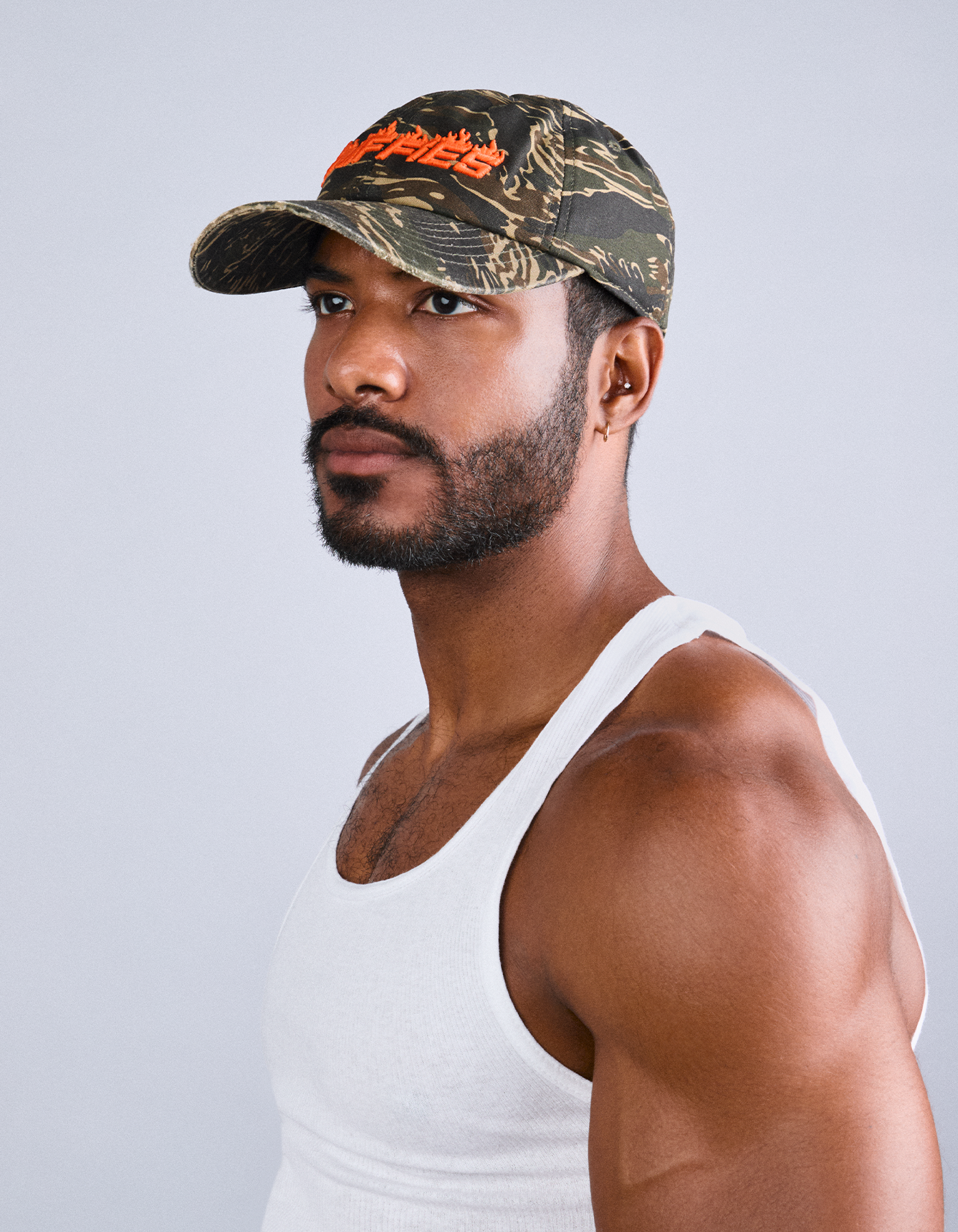 Camo Flames Hat
