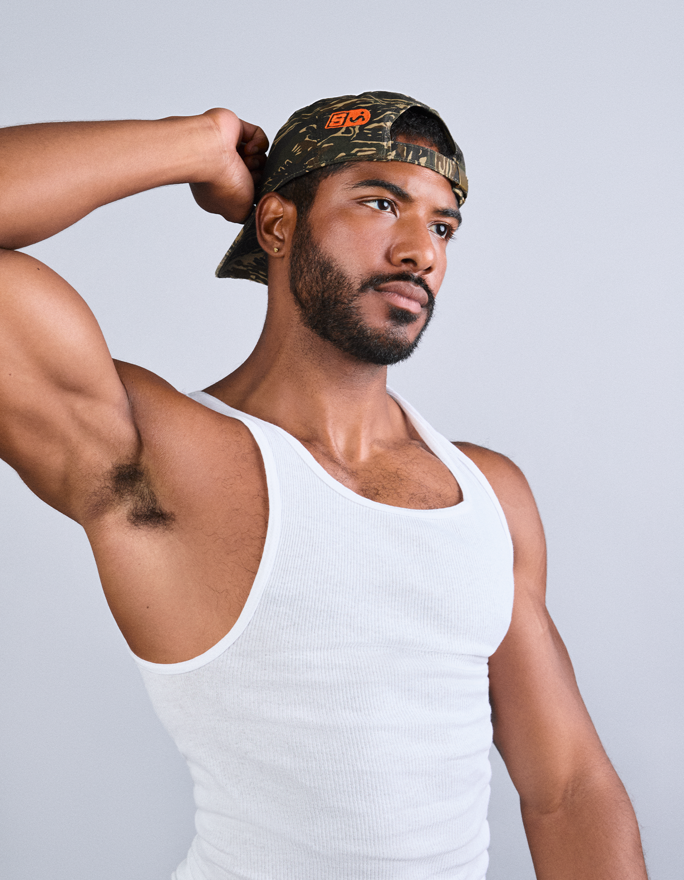 Camo Flames Hat