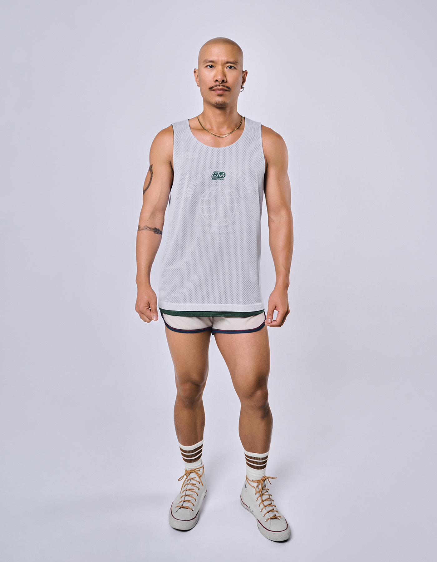 Worldwide Cruiser Reversible Mesh Jersey - Hunter Green/White