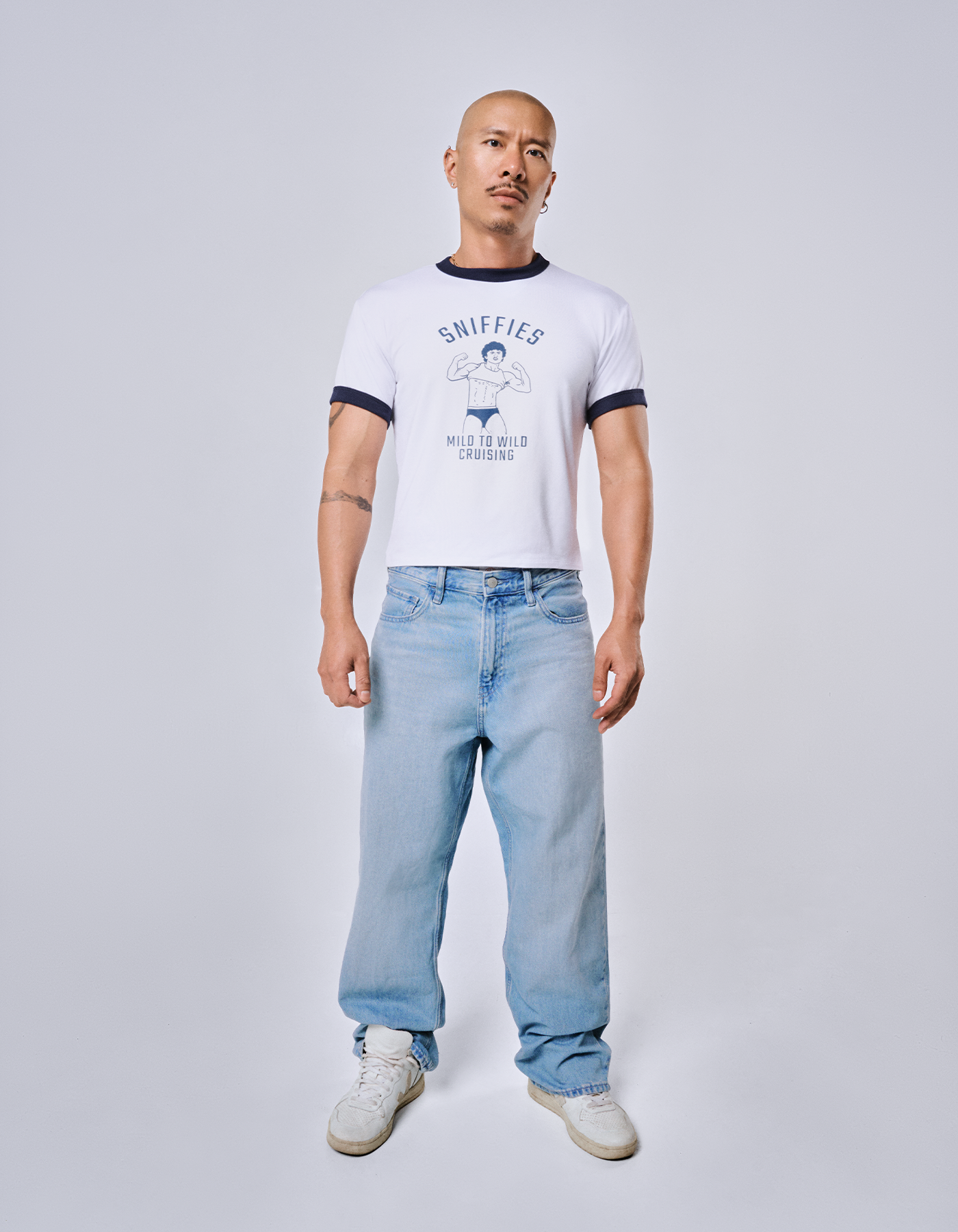 Mild To Wild Cruising Cropped Ringer Tee