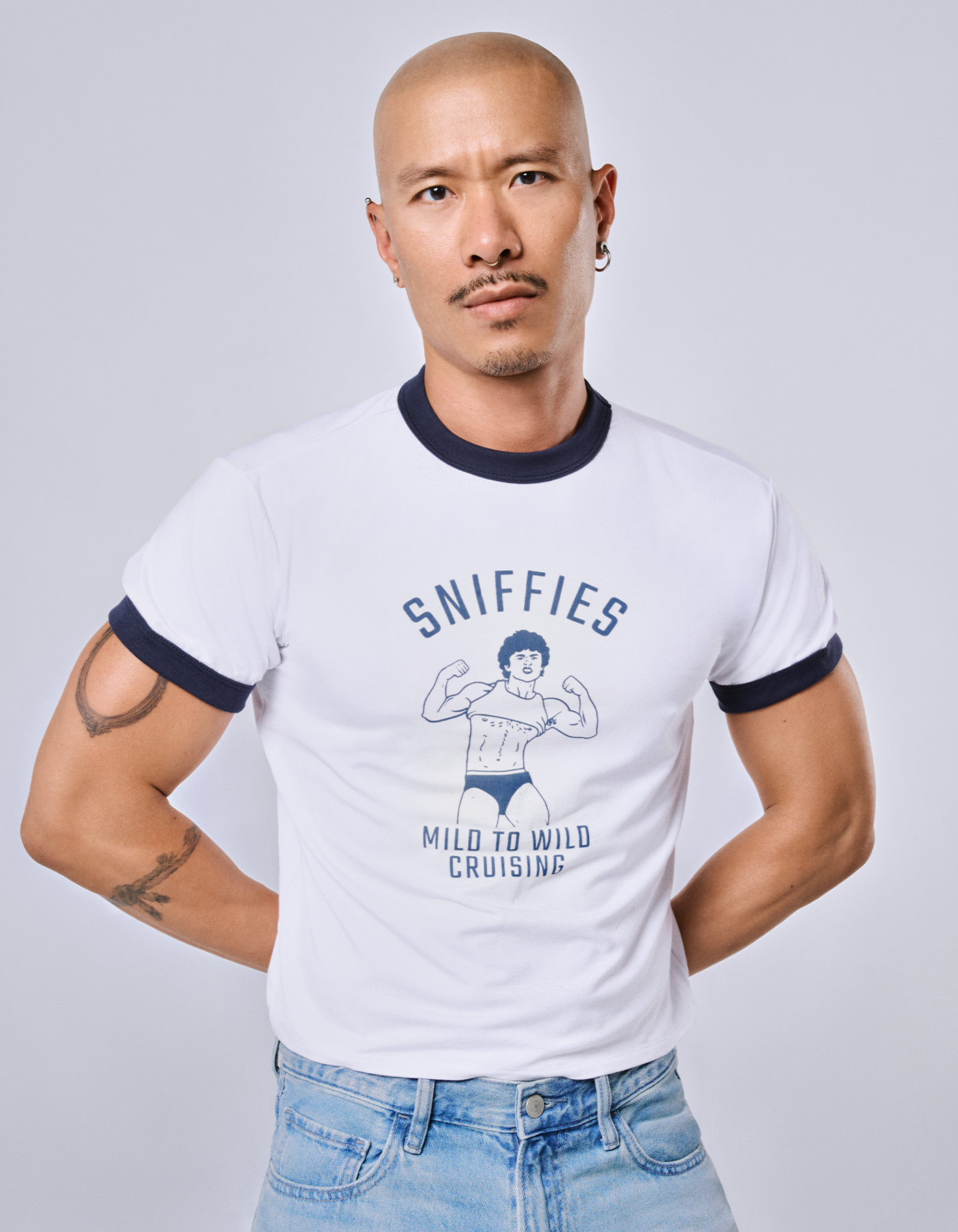 Mild To Wild Cruising Cropped Ringer Tee