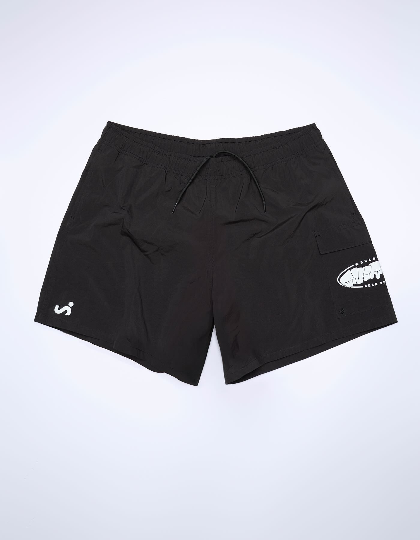 Cargo Swim Short - Black