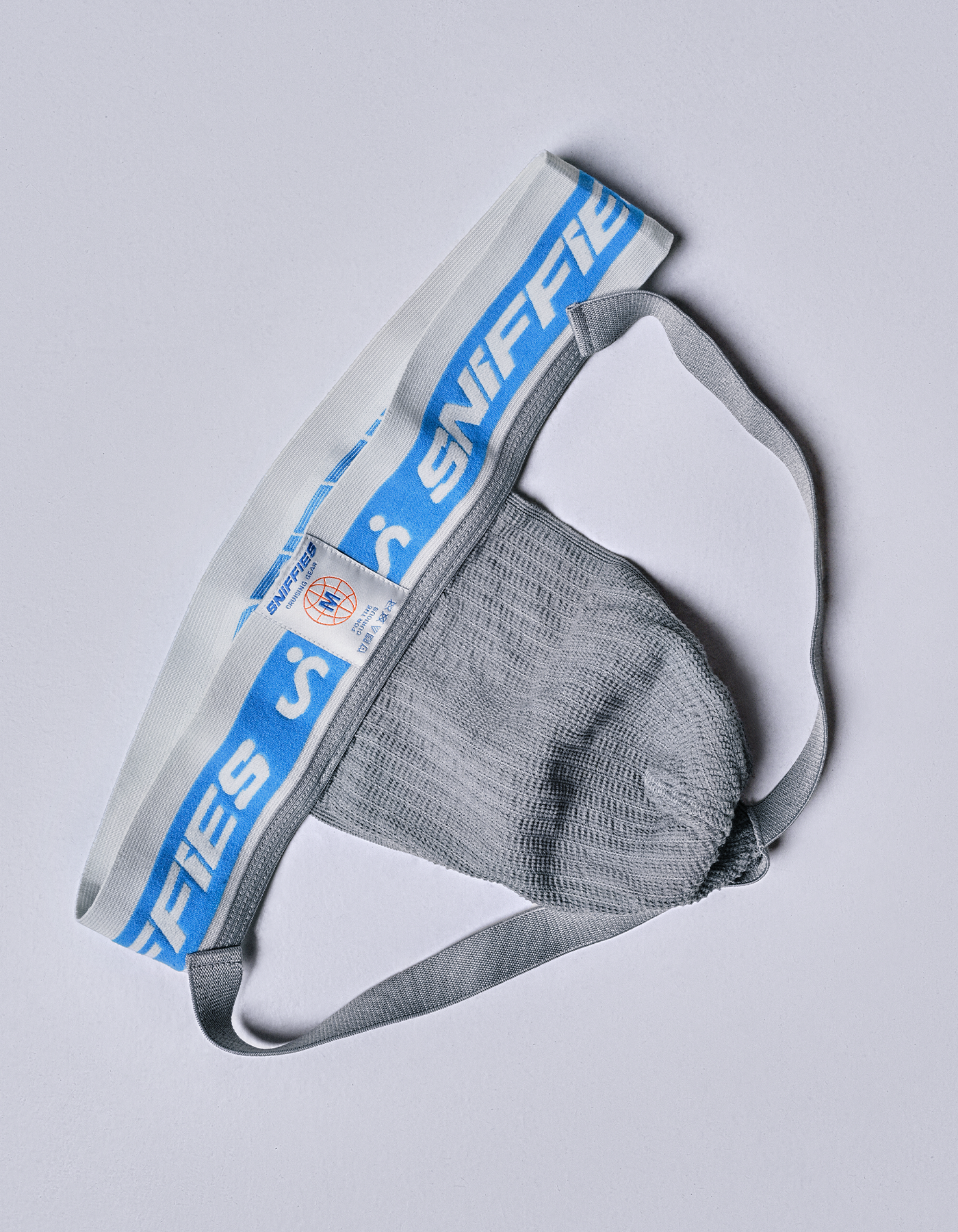 Wide Strap Jock - Grey