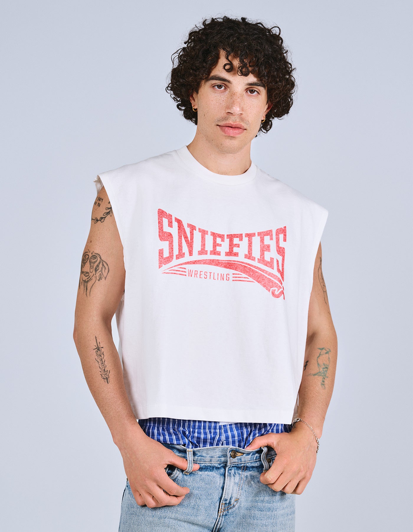 Wrestling Box Fit Crop Tank