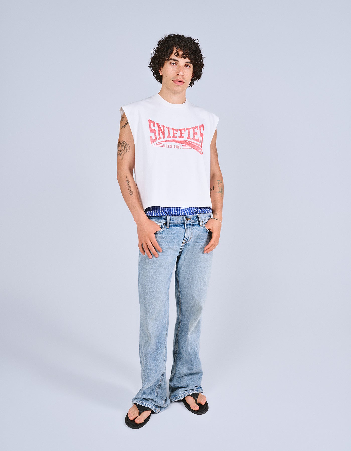 Wrestling Box Fit Crop Tank