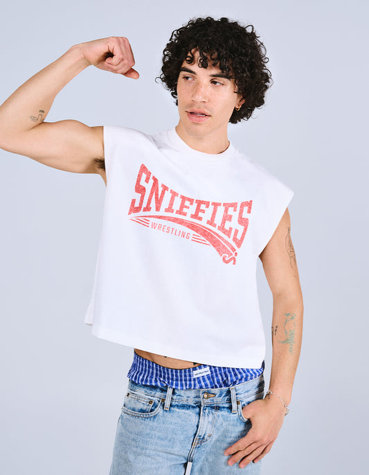 Wrestling Box Fit Crop Tank