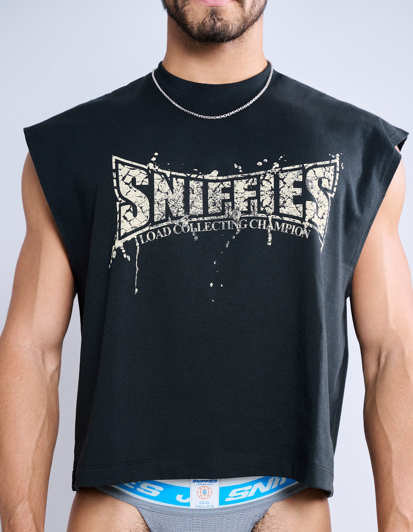 Sniffies X BARRAGÁN Load-Covered Box Fit Crop Tank