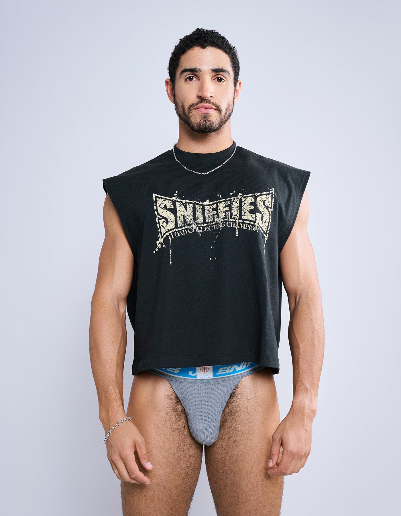 Sniffies X BARRAGÁN Load-Covered Box Fit Crop Tank