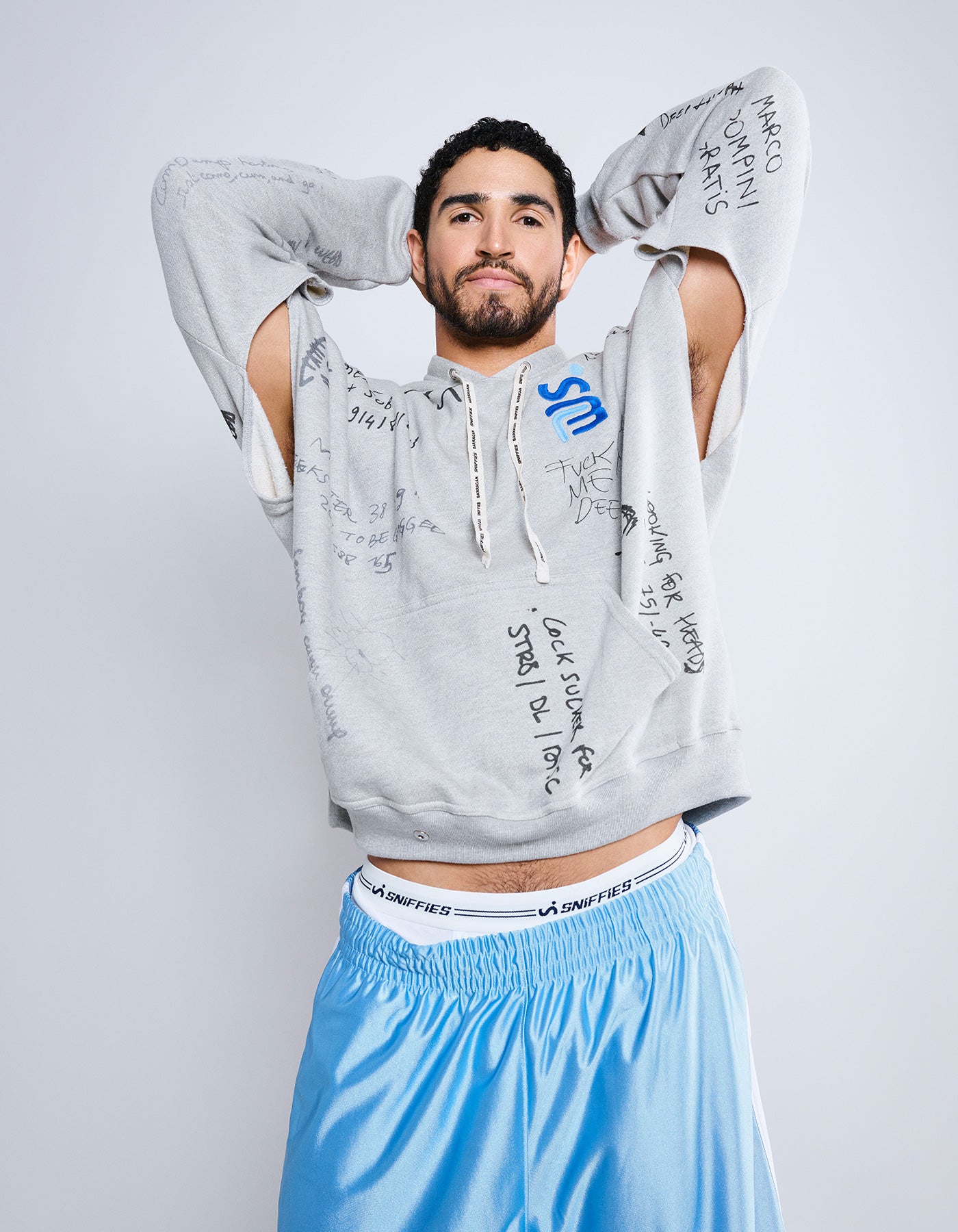 PRE-ORDER Sniffies X BARRAGÁN Hands-Free Graffiti Hoodie