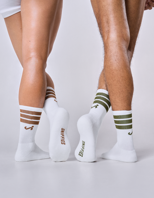 2-Pack Retro Ringer Sock