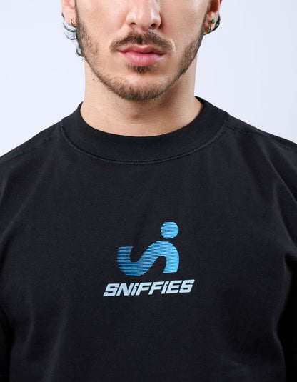 Optical Logo Tee - Black