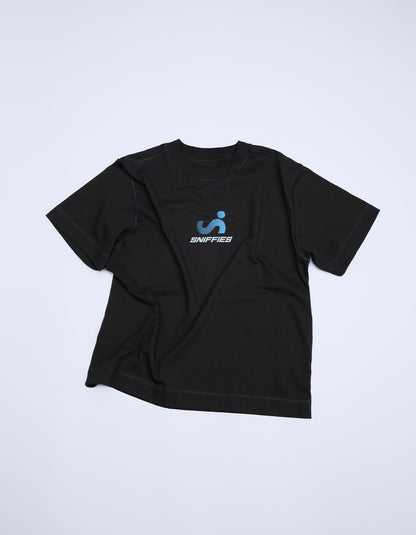 Optical Logo Tee - Black