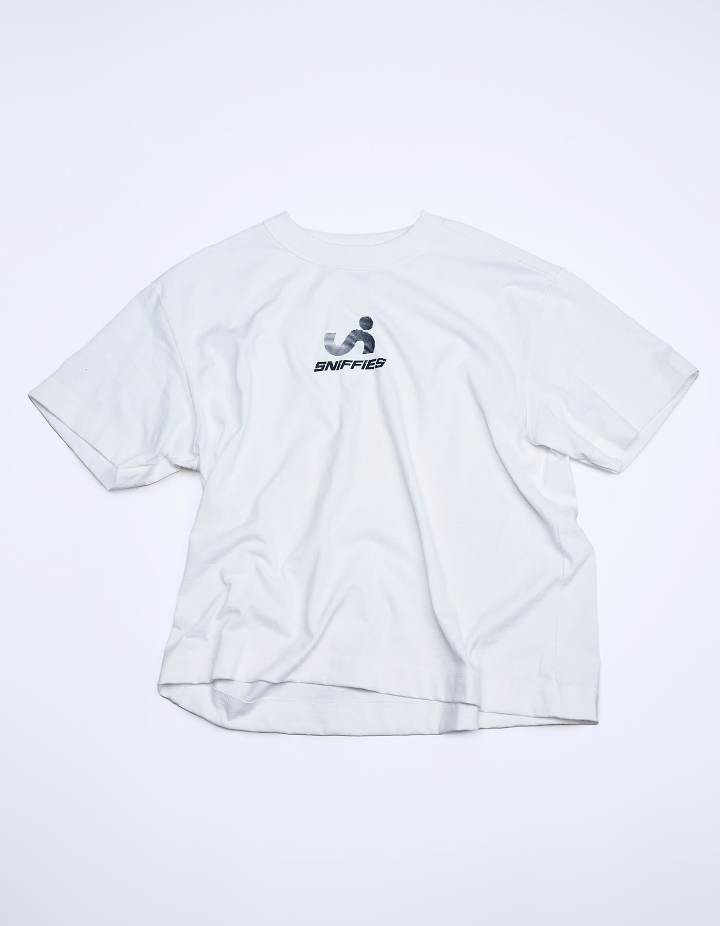 Optical Logo Tee - White