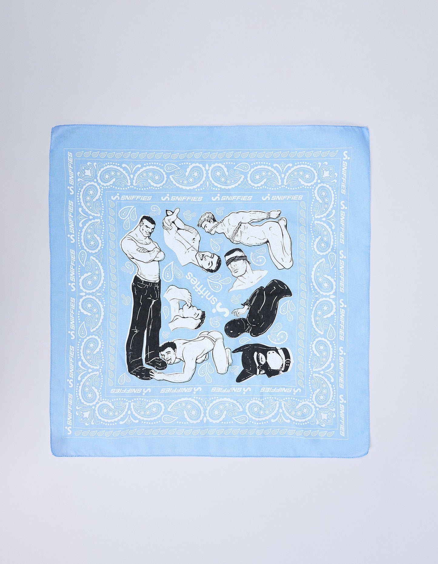 Folsom Bandanas - Light Blue