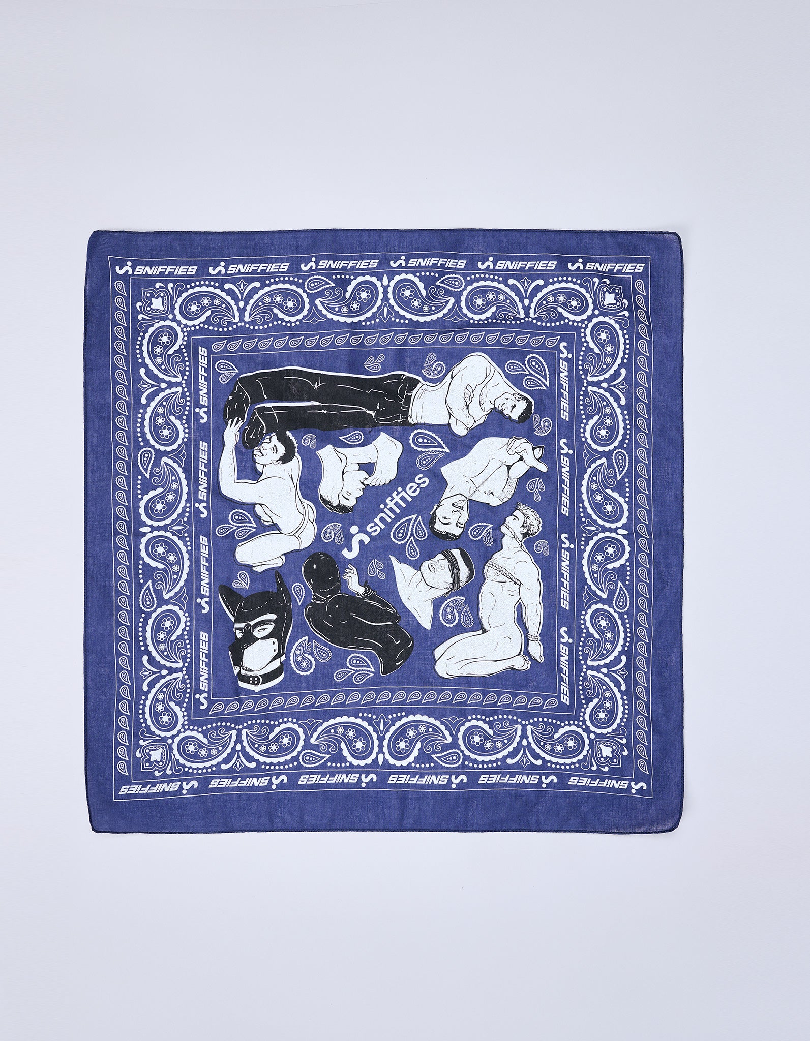 Hanky Code Navy Bandana – Sniffies HUSH