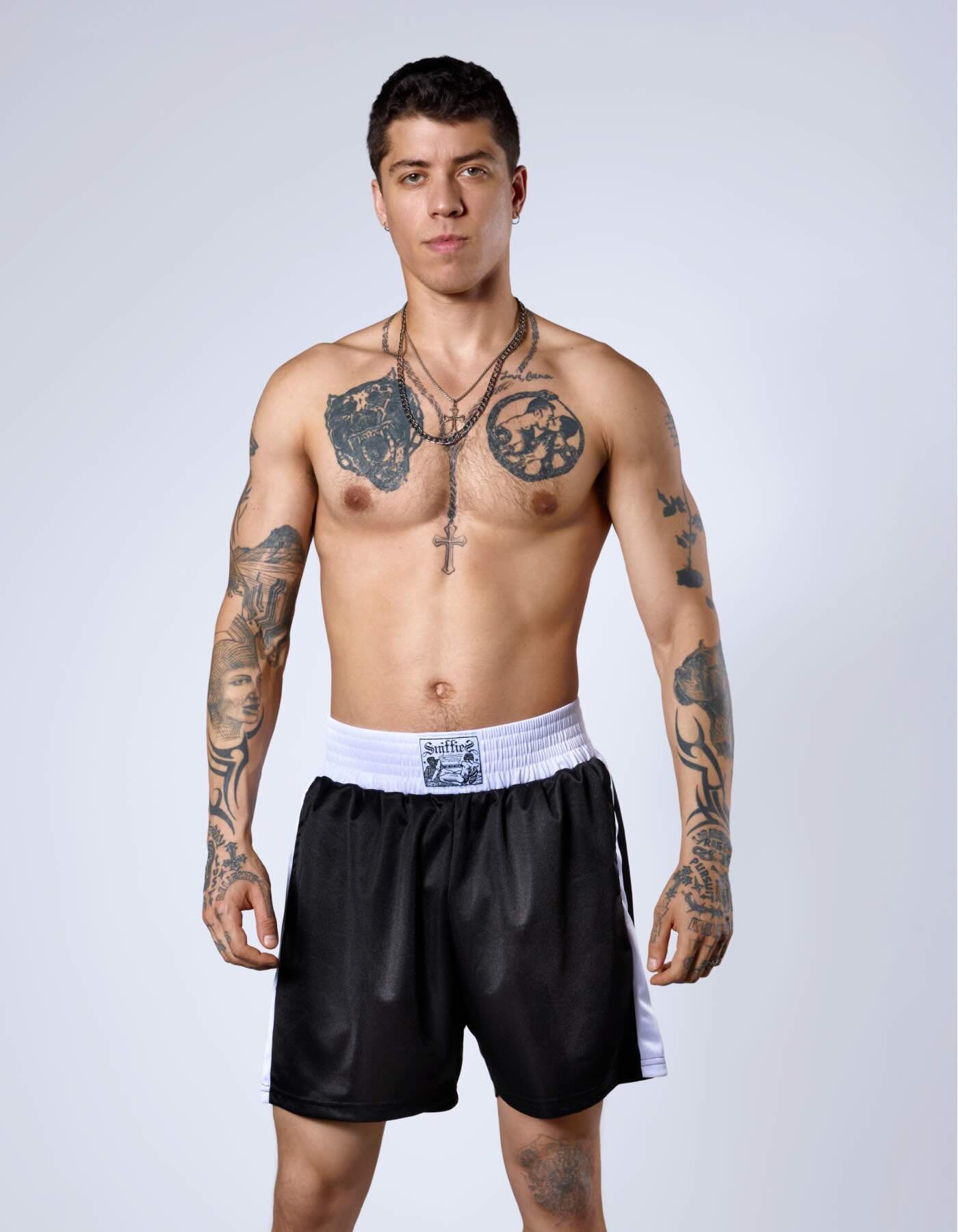 Round Two Boxing Shorts - Black