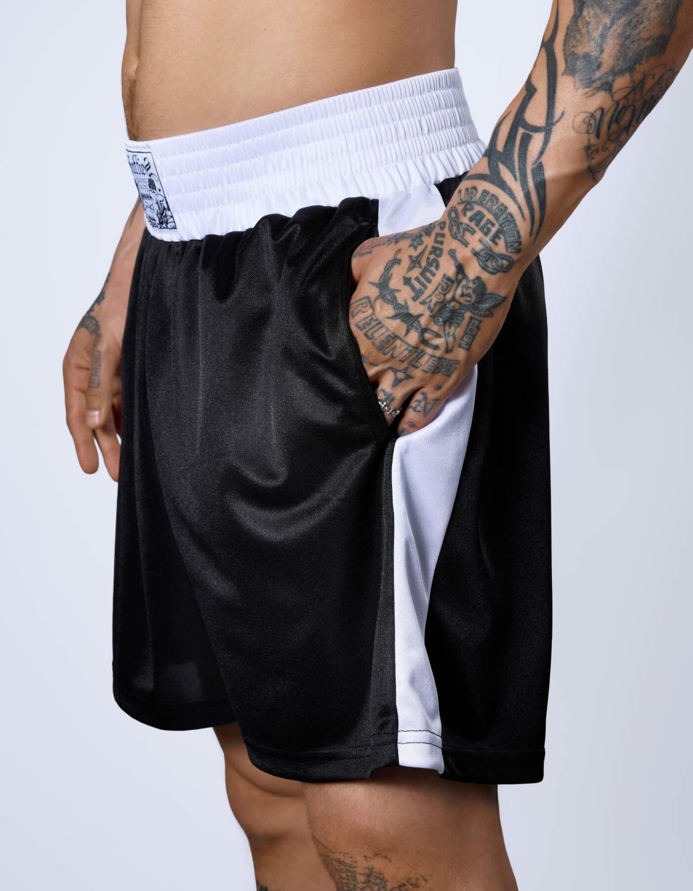 Round Two Boxing Shorts - Black