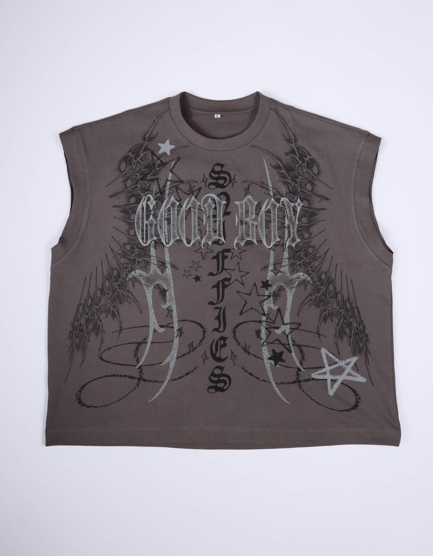 Boy Tats Muscle Tank - Graphite