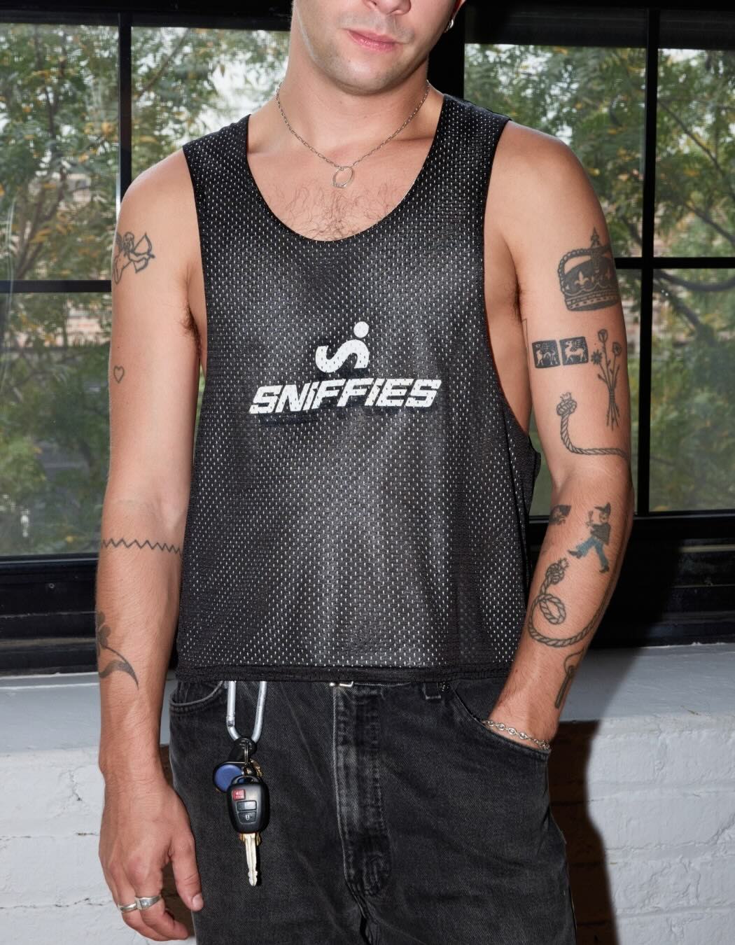 Sniffies Core Reversible Jersey - Black/White