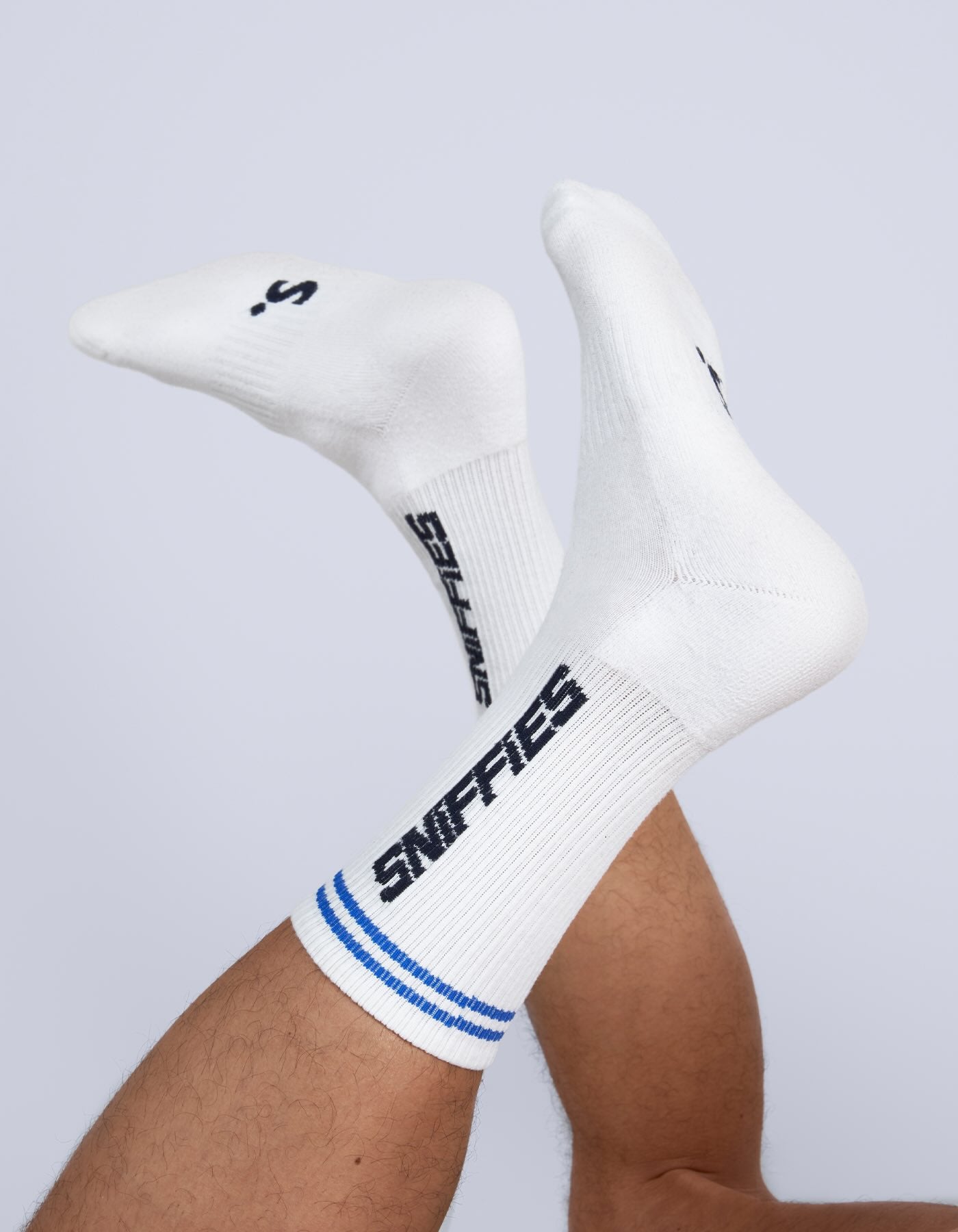 Athletic Logo Sock - White