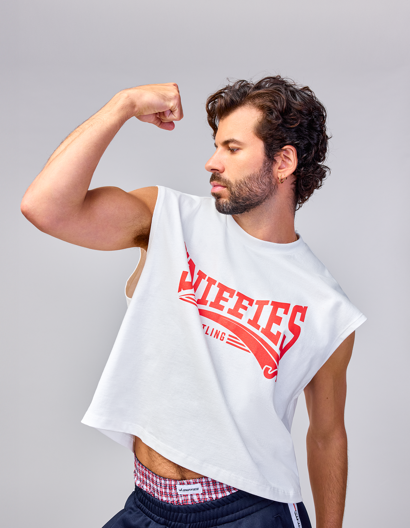 Sniffies Cropped Muscle Tee