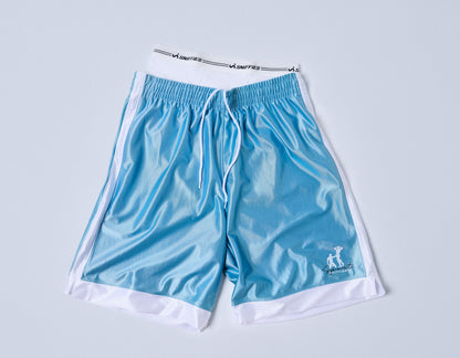 DL Basketball Shorts - Carolina Blue