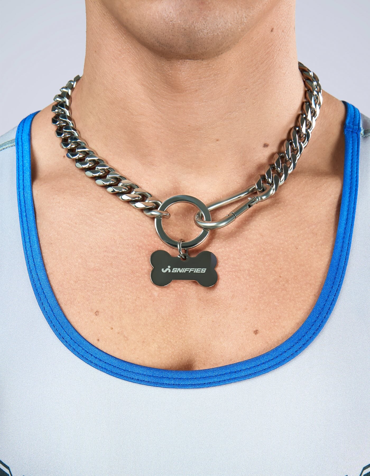 Good Boy Dog Collar - Silver
