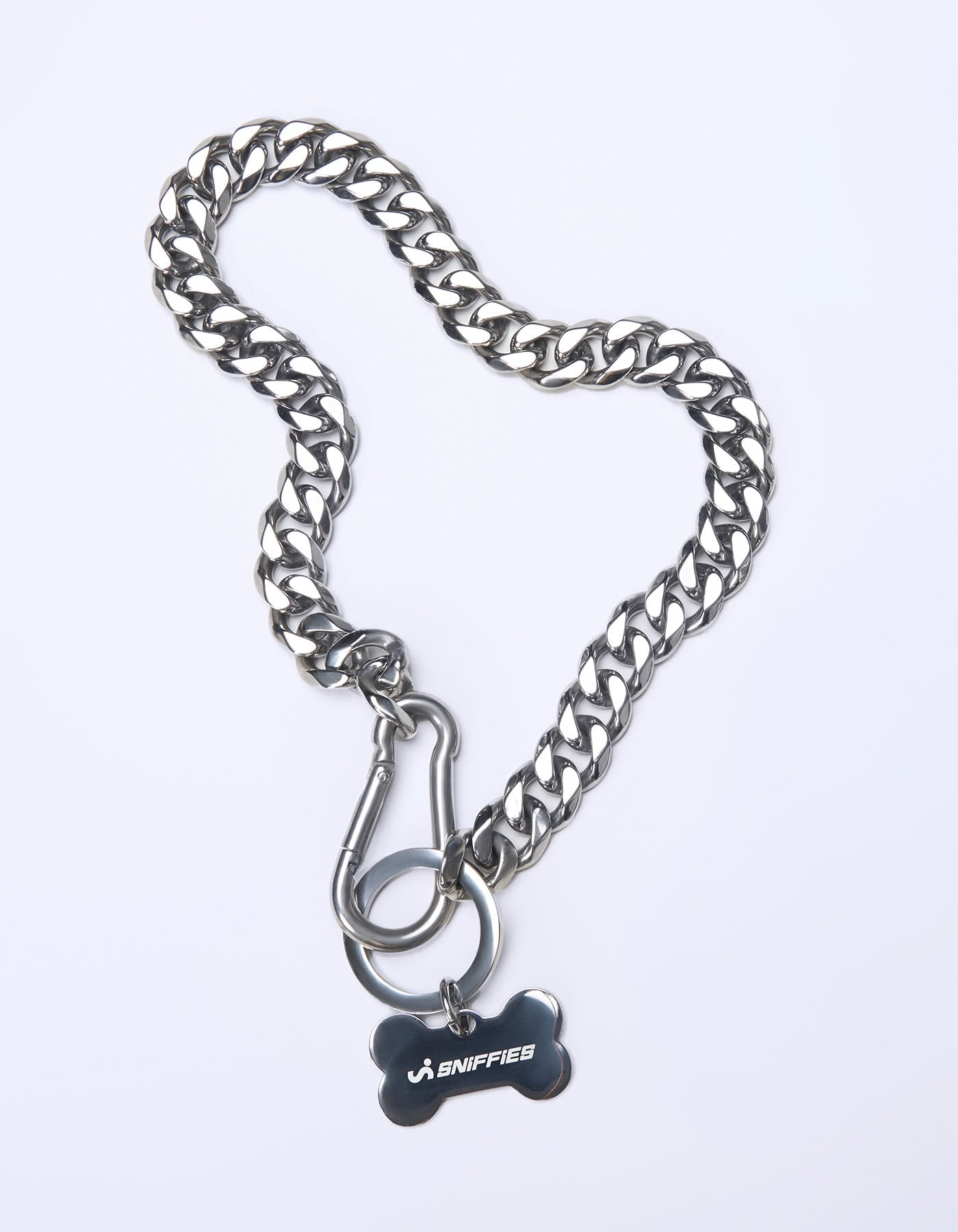 Good Boy Dog Collar - Silver