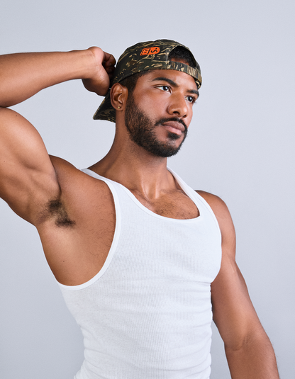Camo Flames Hat