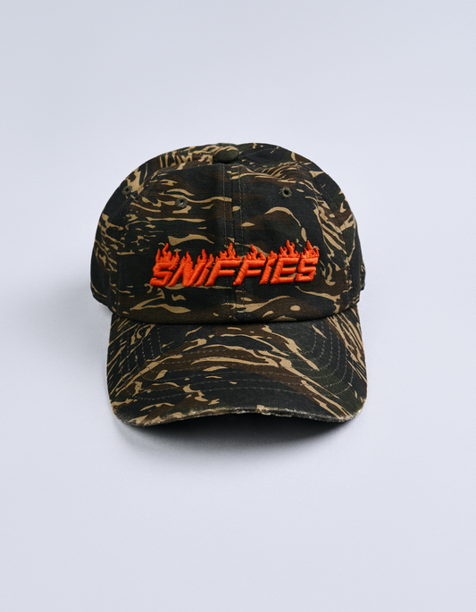 Camo Flames Hat