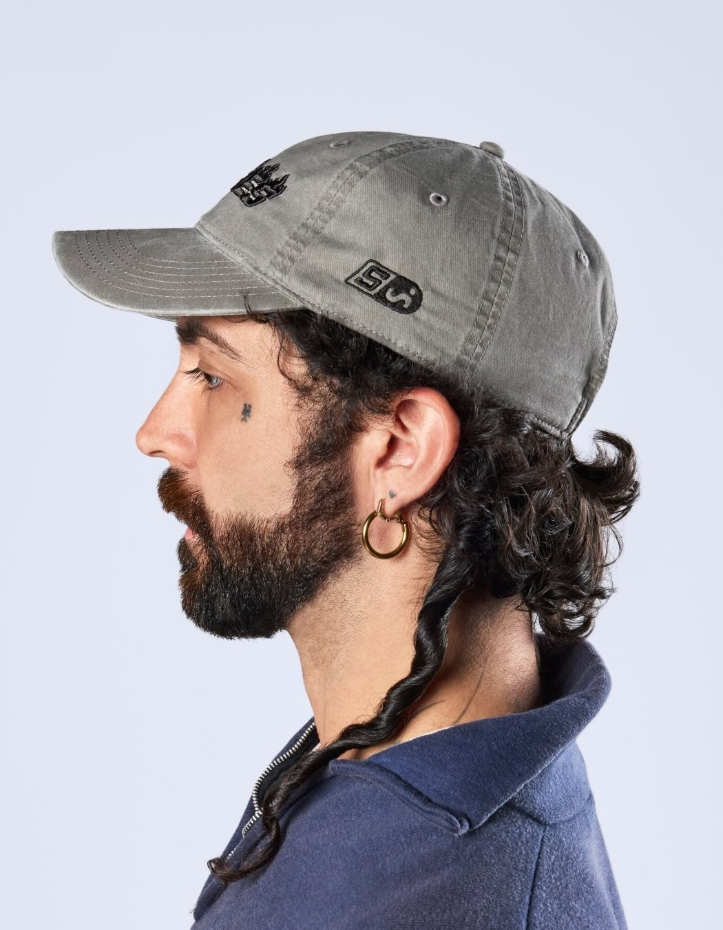 Sniffies Flames Hat - Grey