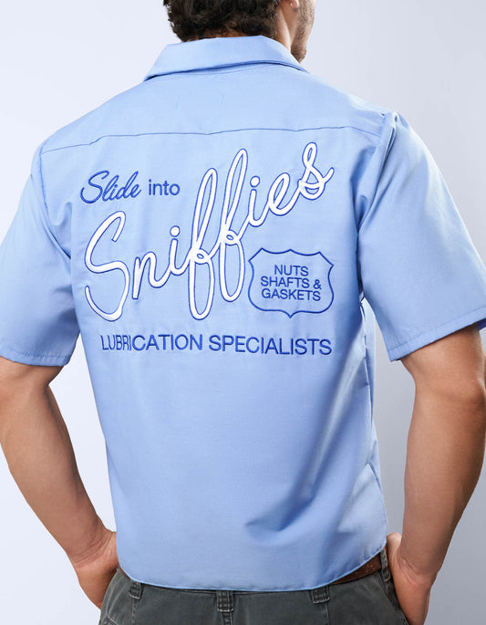 Lubrication Specialist Work Shirt - Blue