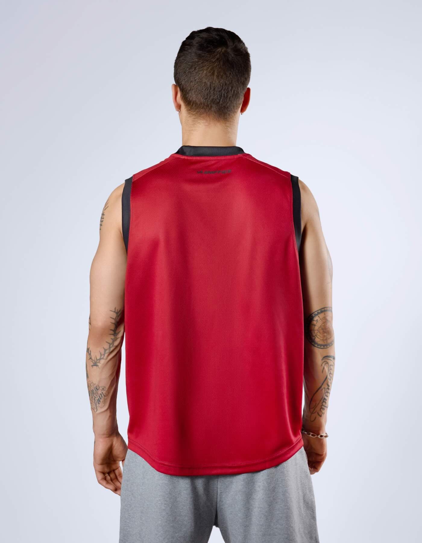 Icon Tape Basketball Jersey - Black