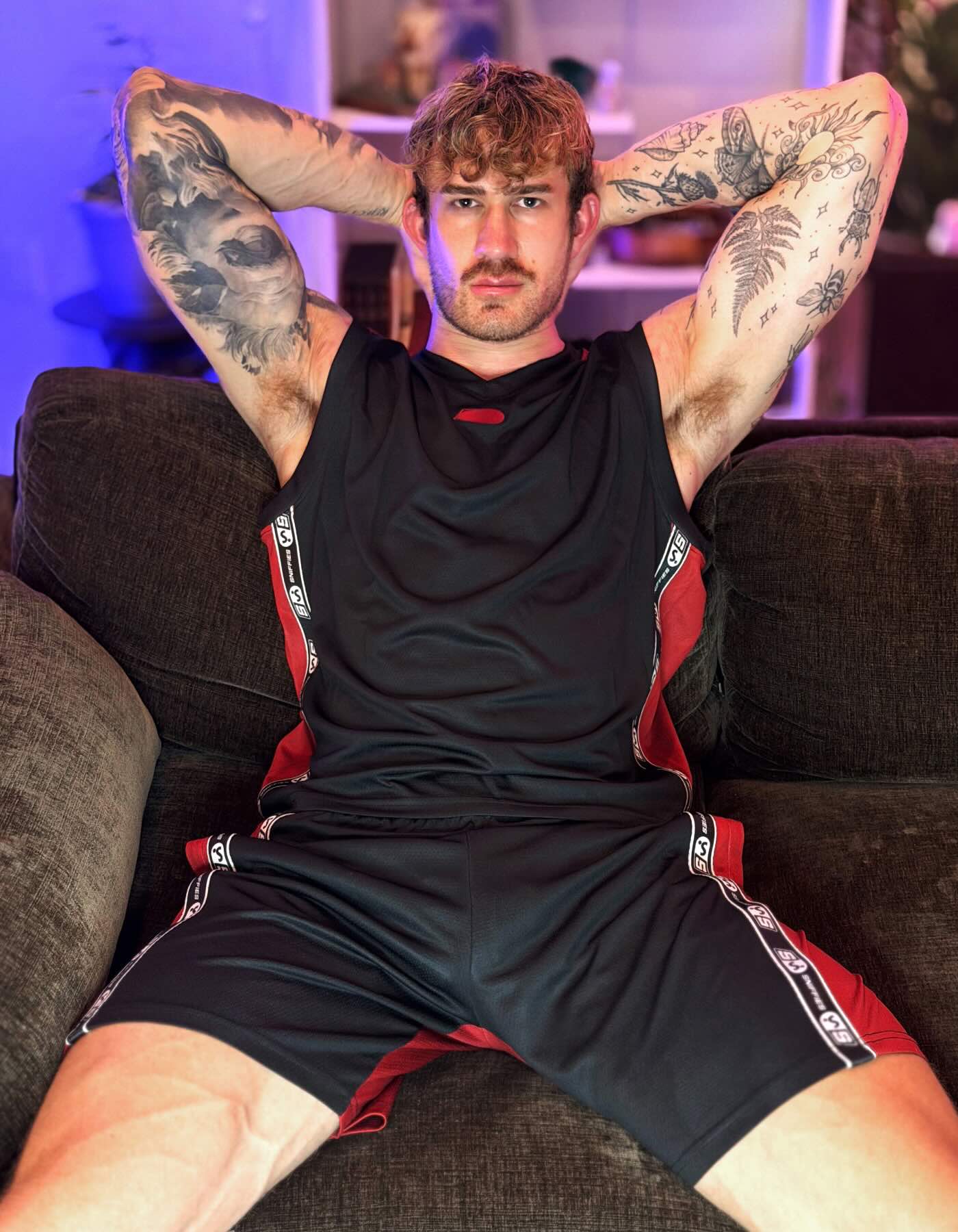 Icon Tape Basketball Jersey - Black