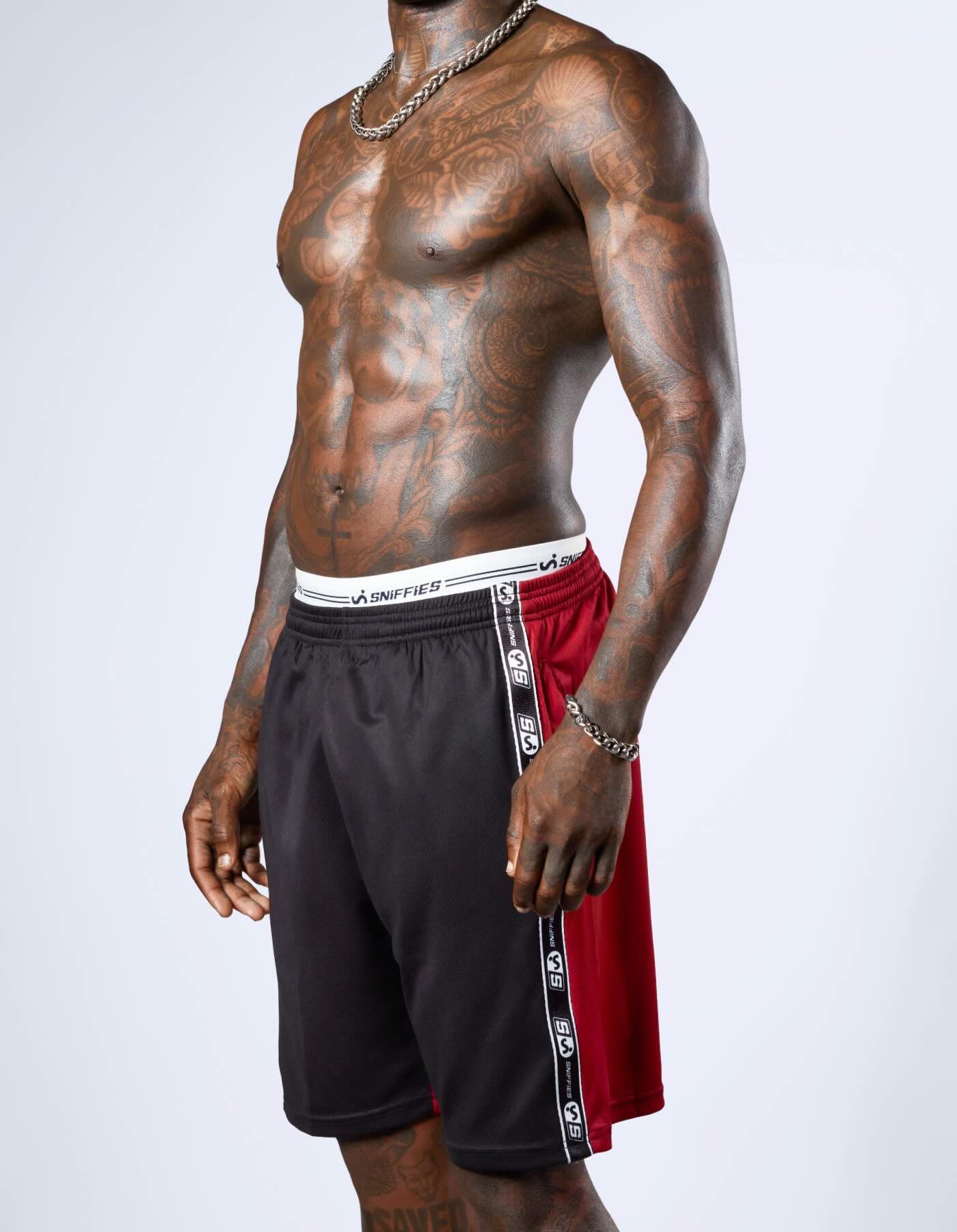 Icon Tape Basketball Shorts - Black