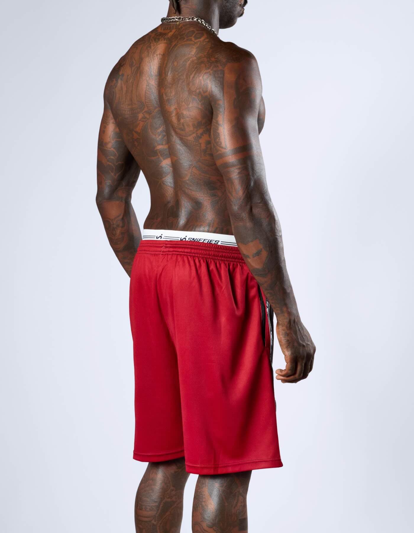 Icon Tape Basketball Shorts - Black