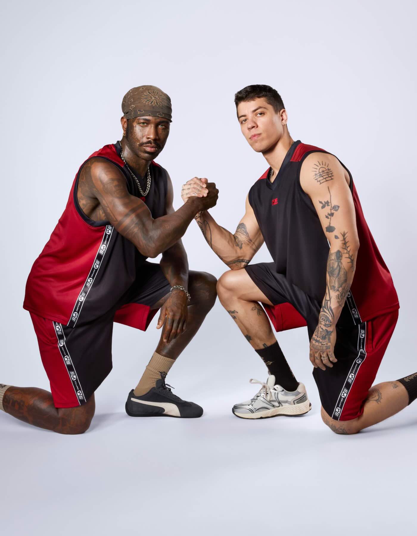 Icon Tape Basketball Shorts - Black