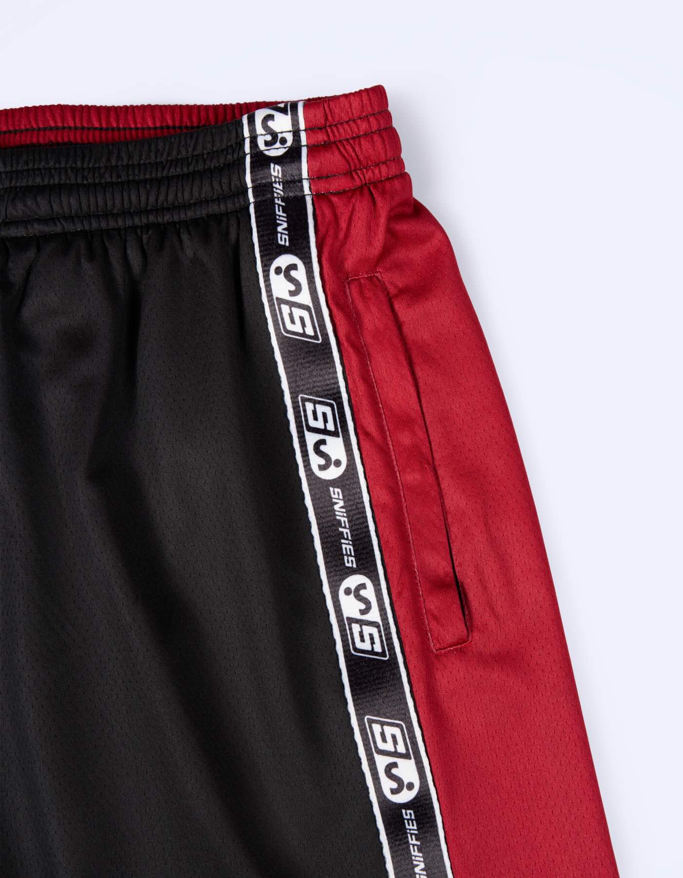 Icon Tape Basketball Shorts - Black