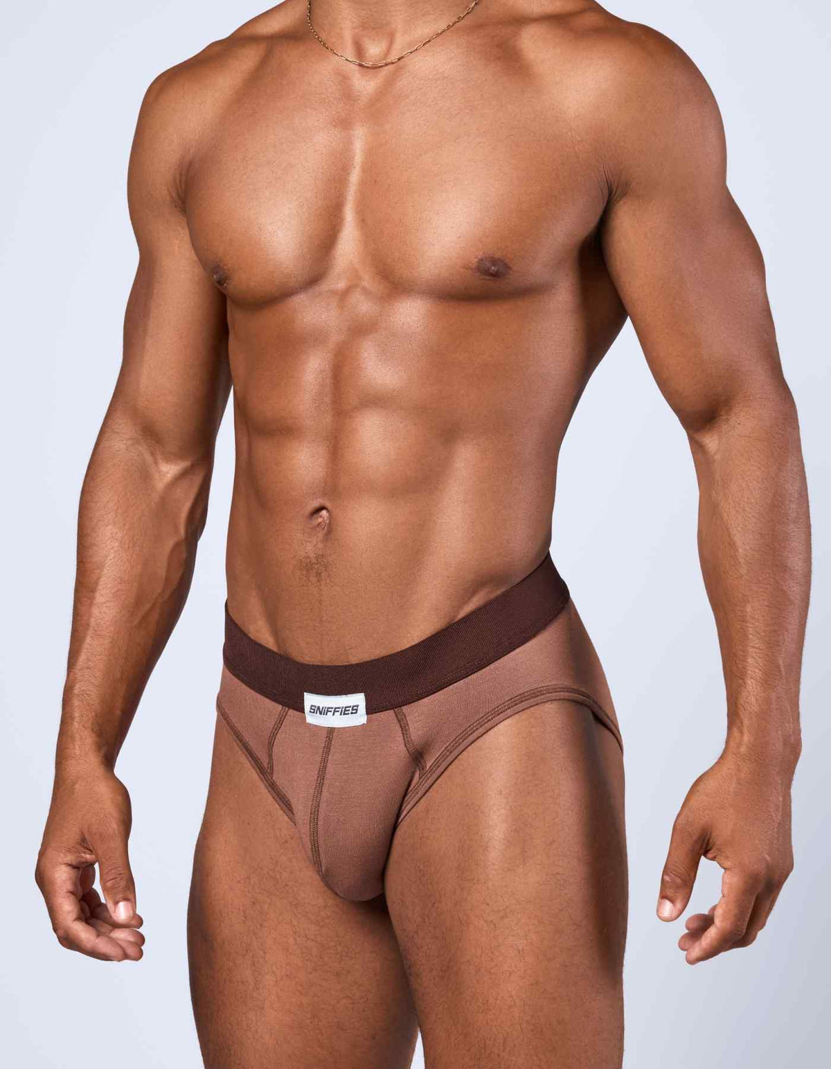 Sniffies Jersey Brief - Umber