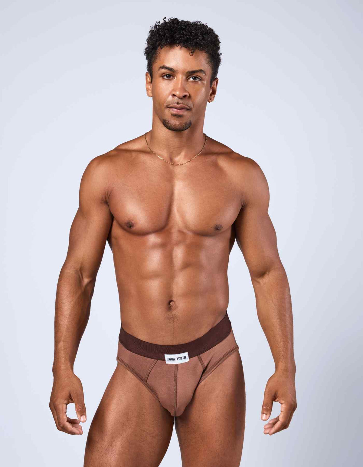 Sniffies Jersey Brief - Umber