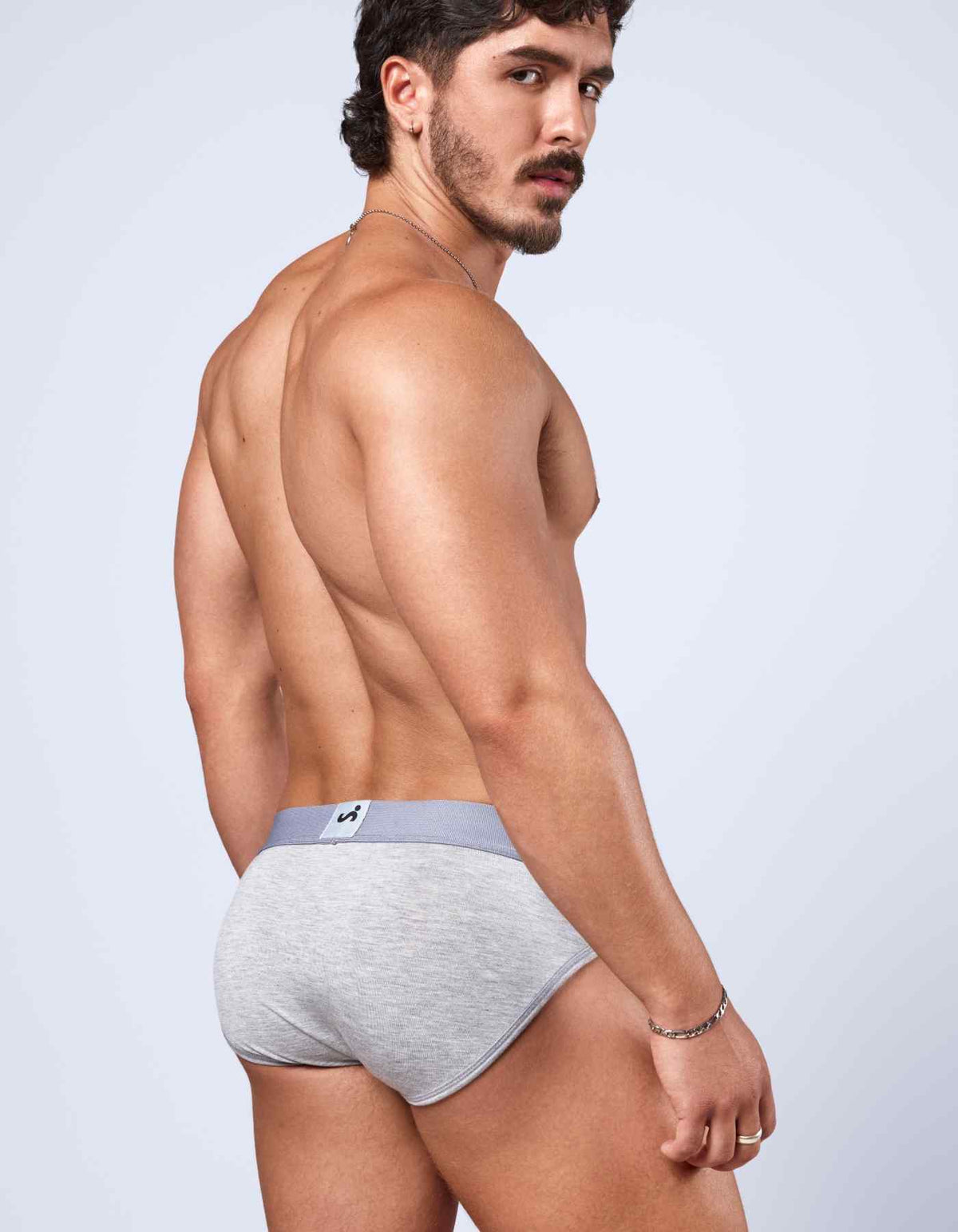 Sniffies Jersey Brief - Grey