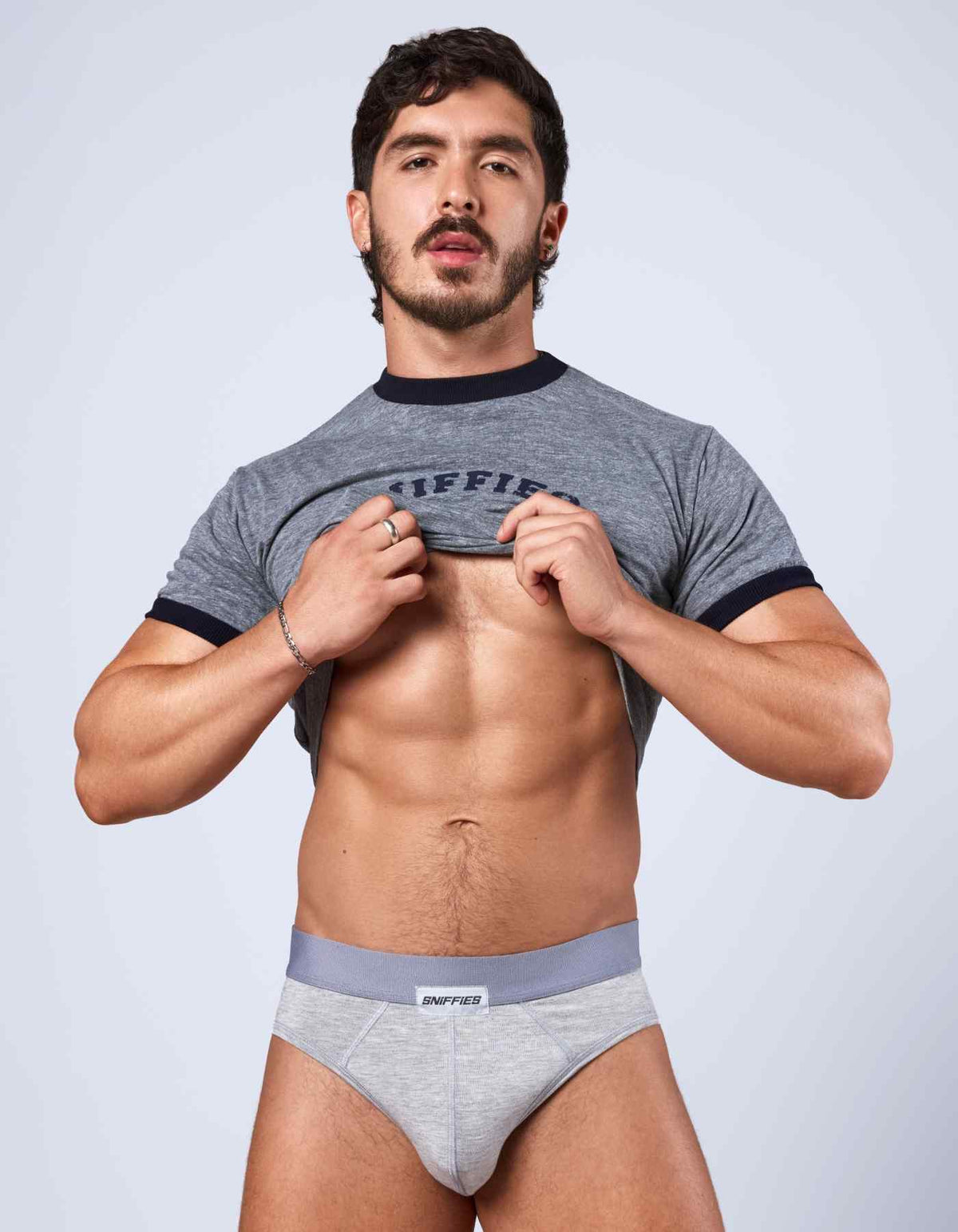 Sniffies Jersey Brief - Grey