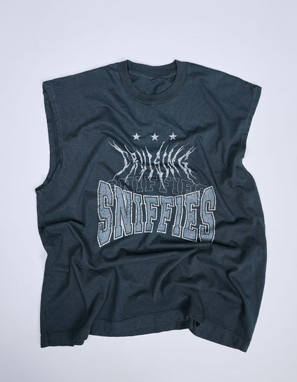 Metal Long Muscle Tank