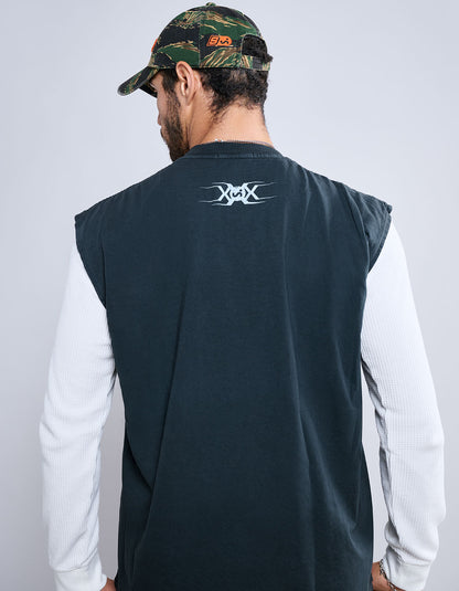 Metal Long Muscle Tank