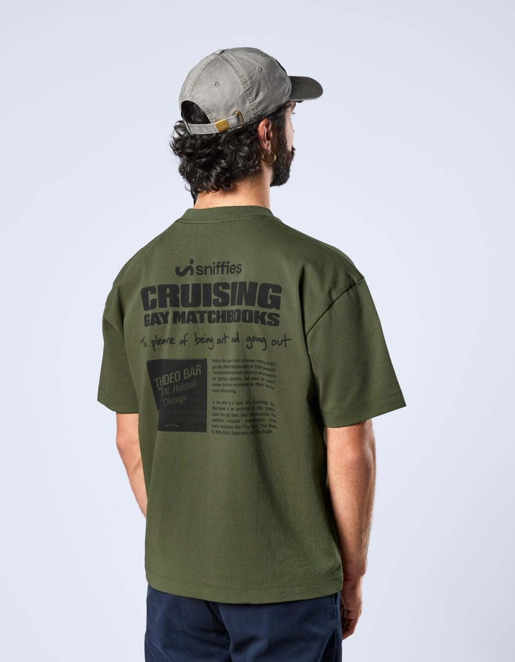 Sidetrack Matchbook Tee - Olive