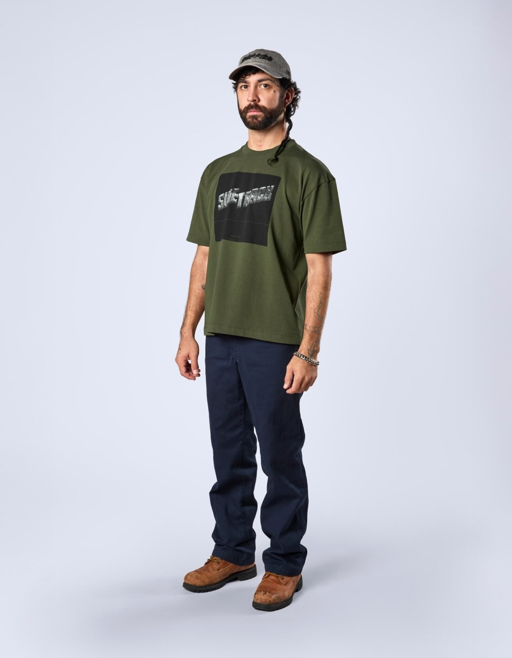 Sidetrack Matchbook Tee - Olive
