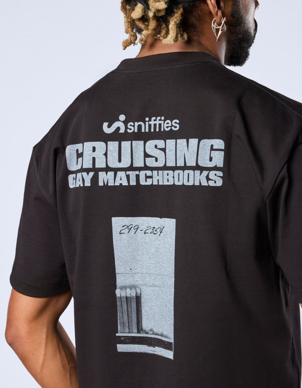 Sniffies Matchbook Tee - Black