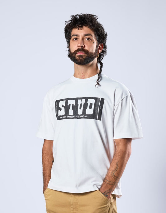 The Stud Matchbook Tee - White